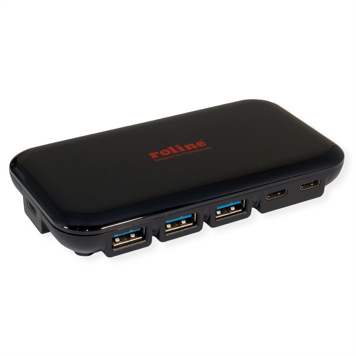 ROLINE USB 3.2 Gen 2 Hub, 7-fach (3x Typ C + 4x Typ A)