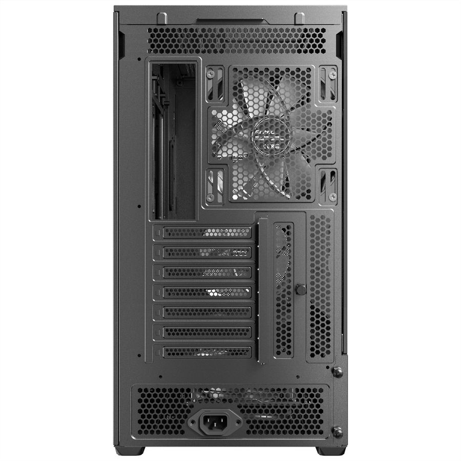 ANTEC FLUX Rear ATX/Micro-ATX/ITX Midi Tower PC Gehäuse , schwarz