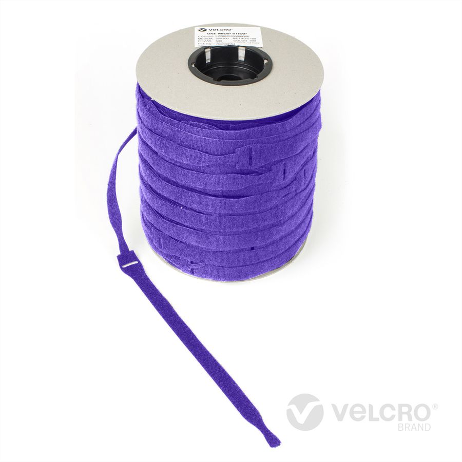 VELCRO® One Wrap® Strap 25mm x 300mm, 750 Stück, violett