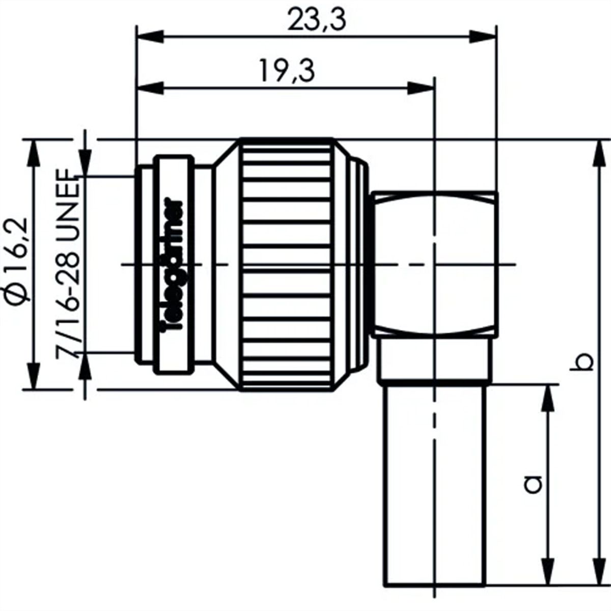 TELEGÄRTNER TNC-Crimpstecker 50 Ohm, für RG-316/U