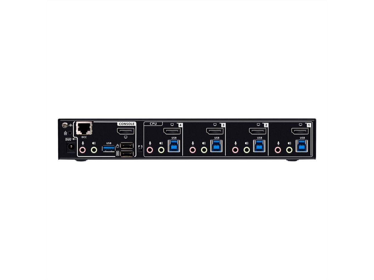 ATEN CS1924A 4-Port USB 3.0 8K DisplayPort KVM Switch