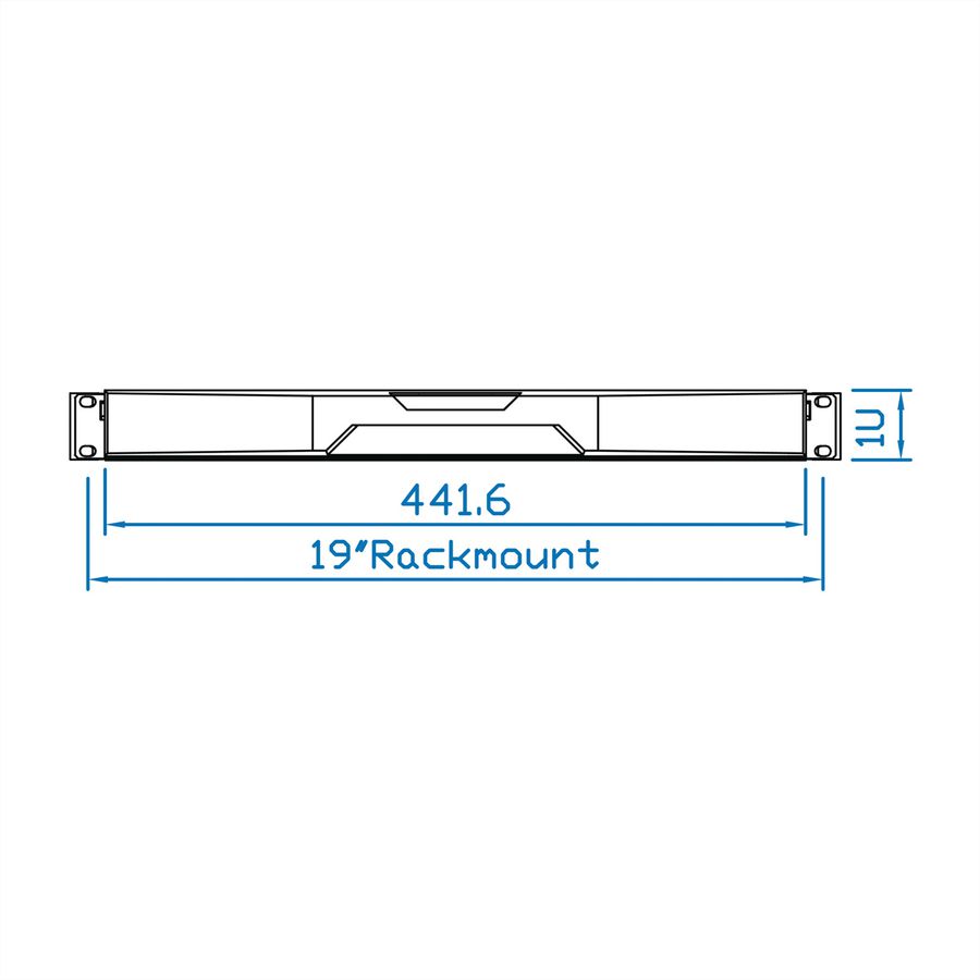 SCHROFF TASTATURSCHUBF. 1HE DE RAL9005 AUSZUG