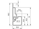 SCHROFF EUROR.UNI.GEST.20HE 600B600T RAL7021