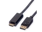 ROLINE DisplayPort Kabel DP - UHDTV, ST/ST, schwarz, 5 m