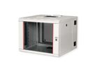 ROLINE 19-Zoll Wandgehäuse Pro 7 HE, 600x600 BxT zweiteilig schwenkbar grau