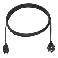 BACHMANN Zuleitung H05RR-F 3G1,0mm² 2m, Stecker CEE7/7 C15a