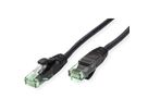 ROLINE RM Patchkabel Kat.6A UTP, schwarz, 0,5 m
