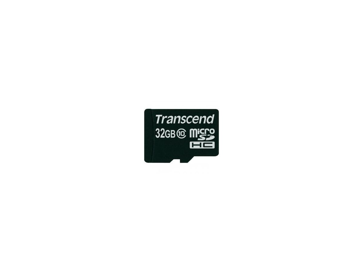 Transcend TS32GUSDC10 32GB MicroSDHC Klasse 10 Speicherkarte