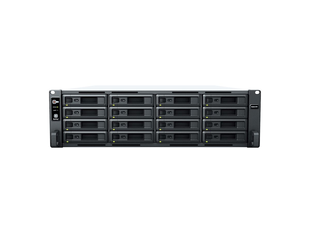 Synology RackStation RS2821RP+ NAS & Speicherserver Rack (3U) Eingebauter Ethernet-Anschluss Schwarz V1500B
