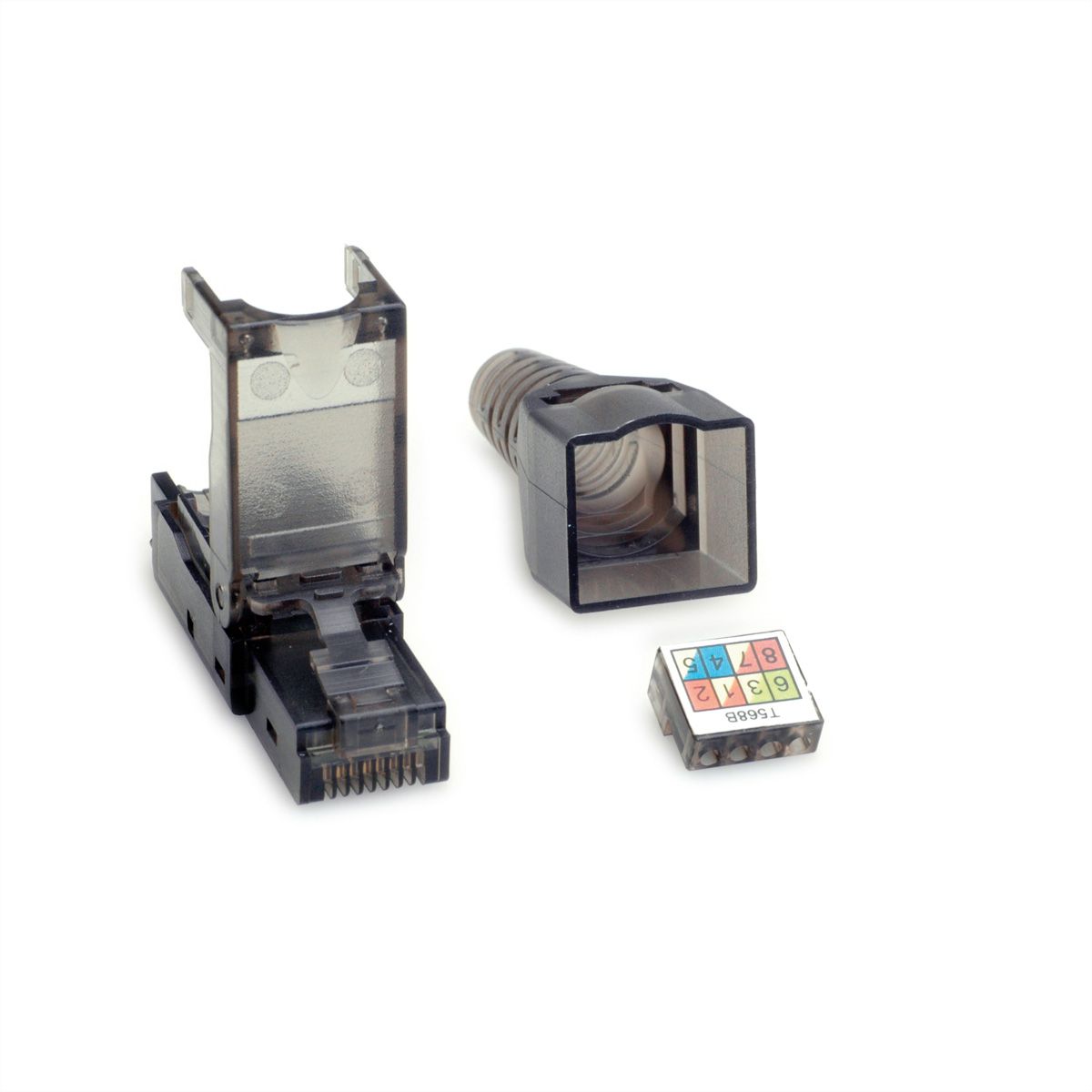 VALUE feldkonfektionierbarer RJ-45 Stecker Cat.6A (Class EA), UTP