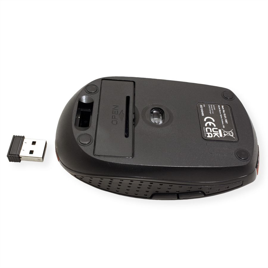 ROLINE Maus, optisch, USB, wireless