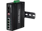 TRENDnet TI-UPG62 6-Port Gigabit Switch Ultra PoE DIN-Rail Industrial