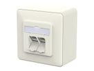 METZ CONNECT E-DAT C6A IDC Dose, 2 Port, AP, reinweiß