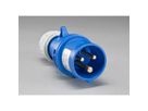 BACHMANN BN0500 19" PDU 1HE 16xC13 4x Schutzkontakt, Leistungsmessung, Anschluss CEE 16A,blau