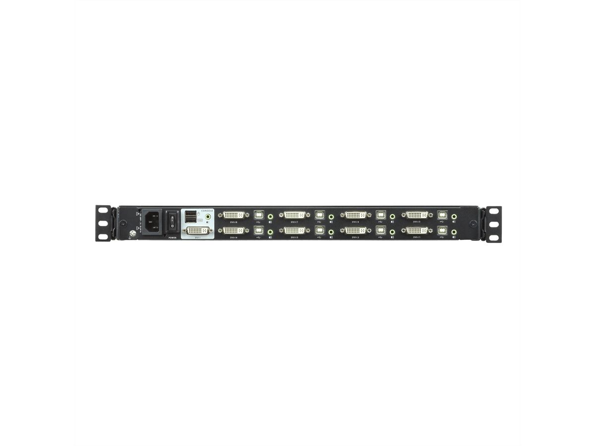 ATEN CL6708MW  43cm LCD KVM Switch, USB-DVI  8 Port (D)