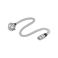 SCHROFF Netzanschlussleitung BS - NETZANSCHL.KABEL 2,5M BS-C13