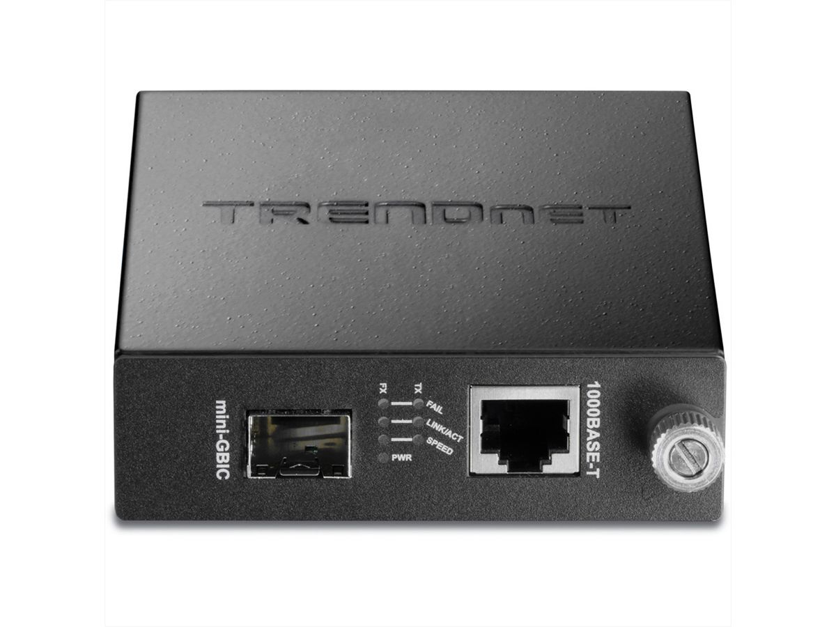 TRENDnet TFC-1000MGA Media Converter 100/1000Mbase-T to SFP