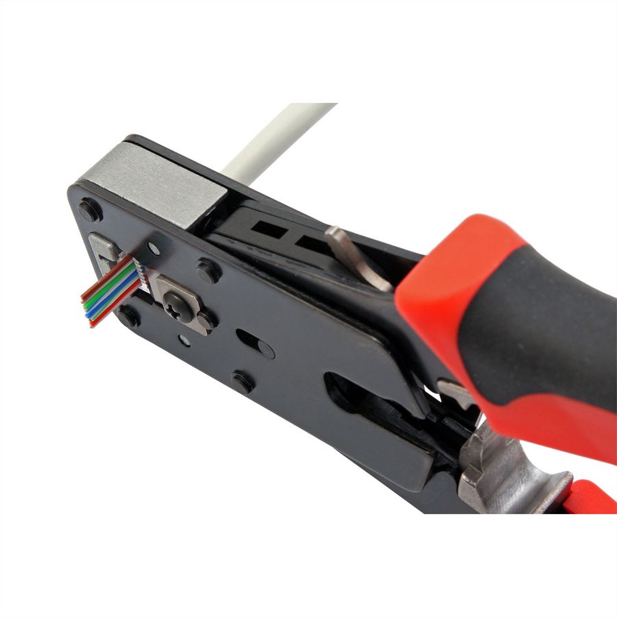 VALUE Crimpwerkzeug für Easy Pass-Through Modularstecker