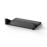 SCHROFF 19"-Geräteträger, Stellfläche 430 x 300mm, RAL7021
