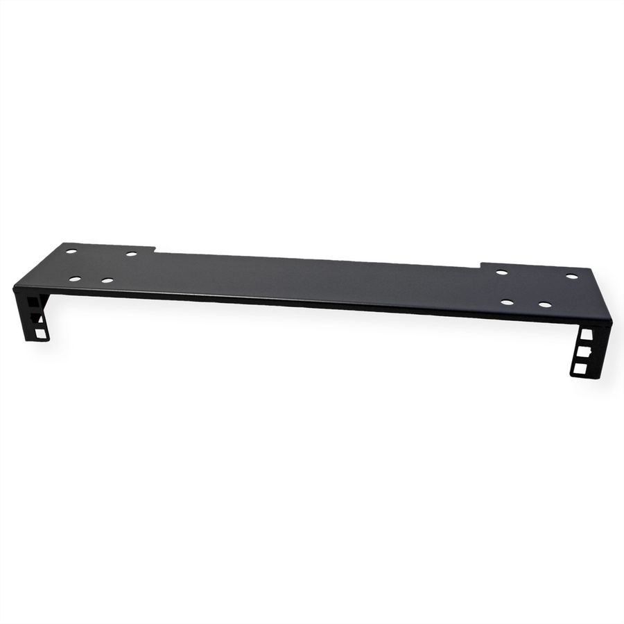 VALUE 19-Zoll-Wand-/Untertischhalterung, 1 HE, schwarz