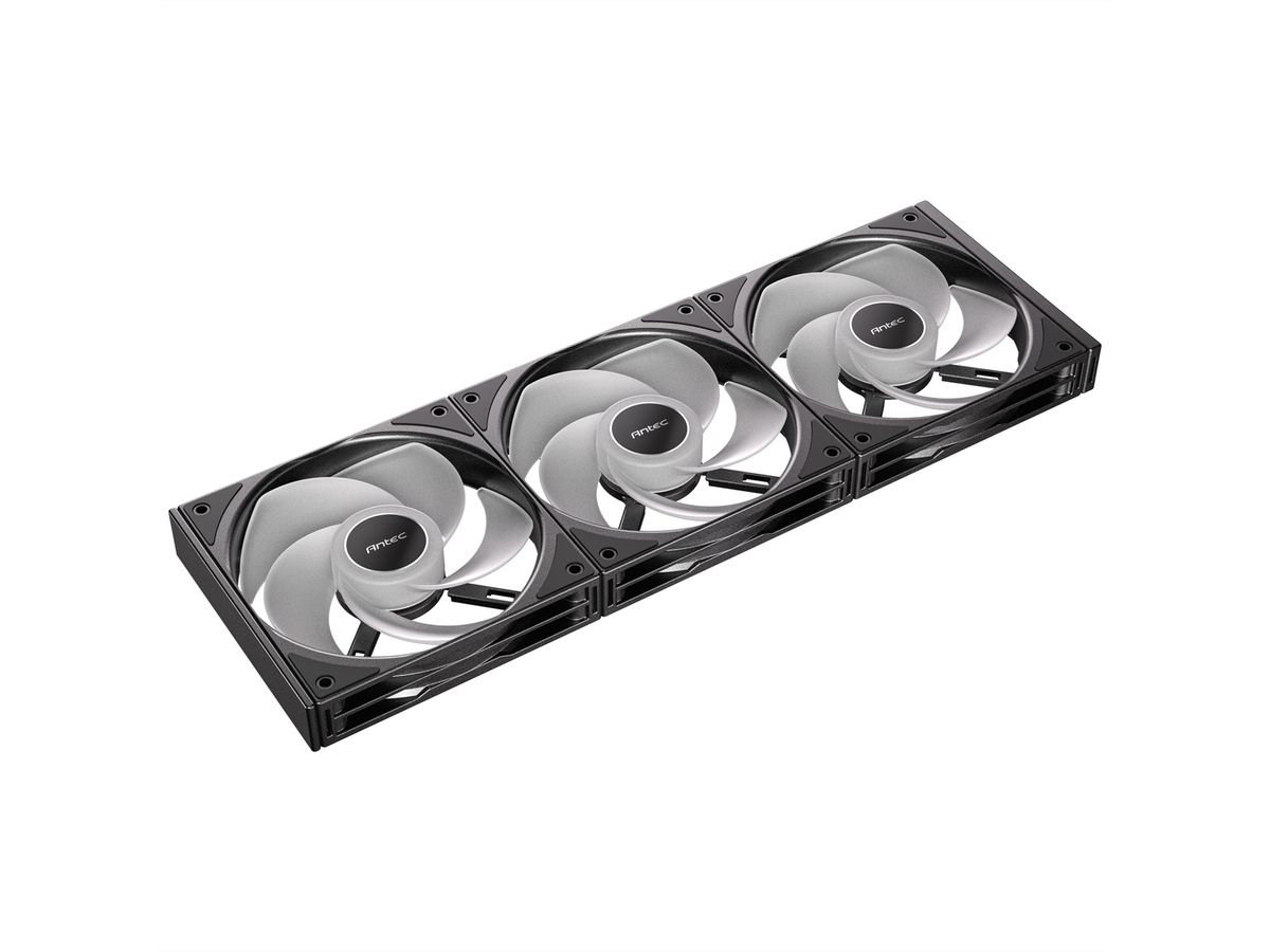 ANTEC C120 ARGB Fan Reverse PC Gehäuselüfter 120mm 3er Pack, schwarz