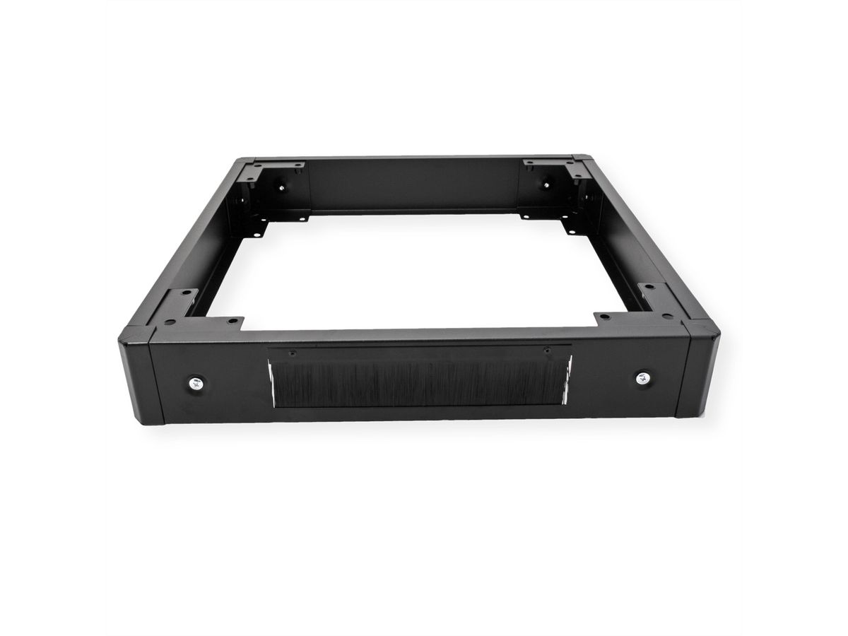 ROLINE Sockel für Netzwerkschrank, 600x600 BxT, schwarz