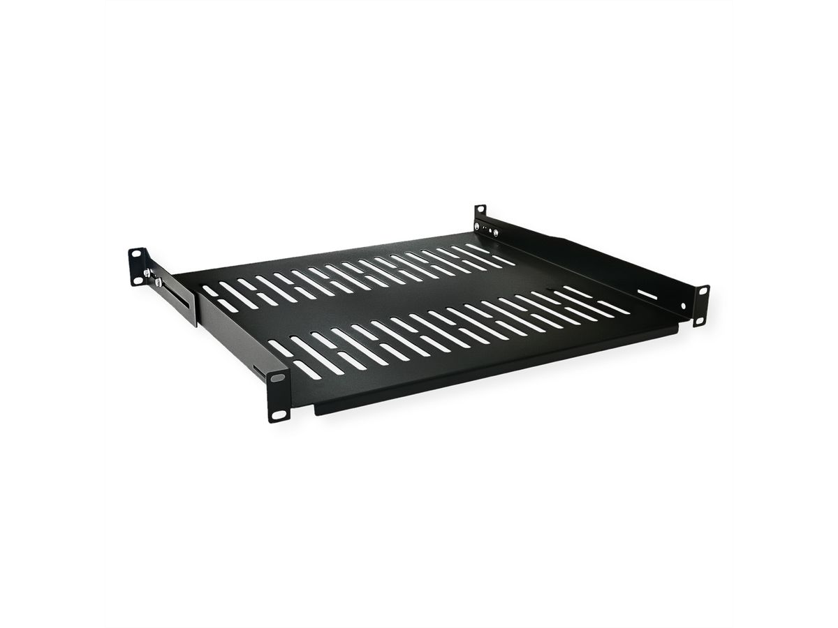 VALUE 19"-Geräteträger, 485 x 400mm, max. 25kg, schwarz