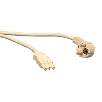 SCHROFF Netzanschlussltg, Schutzkontakt/UTE-Stecker-Wieland-Buchse