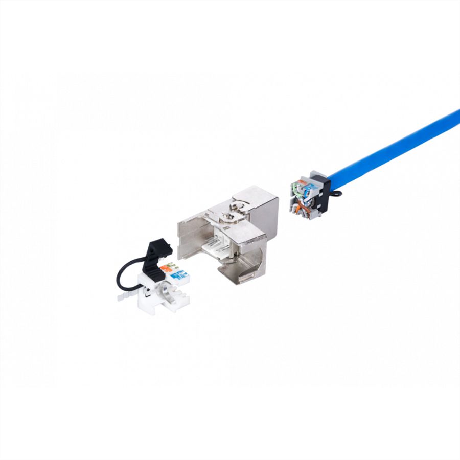 METZ CONNECT Kabelverbinder Class EA Cat.6A 180°