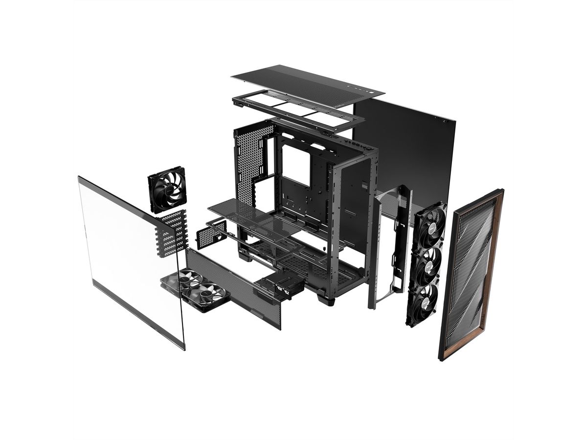 ANTEC FLUX PRO EUV PC Gehäuse Big / Full Tower ATX, schwarz