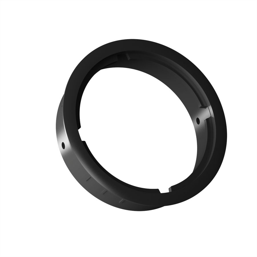 BACHMANN LOOP ROUND Kabeldurchführung, schwarz