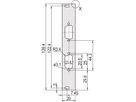 SCHROFF Frontplatten für D-Sub Steckverbinder - FRONTPR. 3HE 4TE 2X9 POLIG