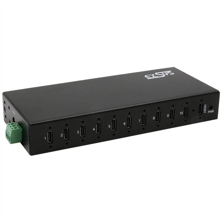 EXSYS EX-12270HMS 10-Port USB 3.2 Gen 2 Metall HUB, mit 10x C-Anschlüsse
