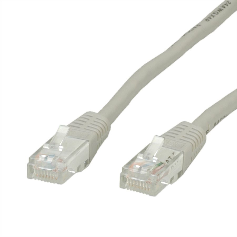 VALUE Patchkabel Cat.6 (Class E) UTP, grau, 2 m