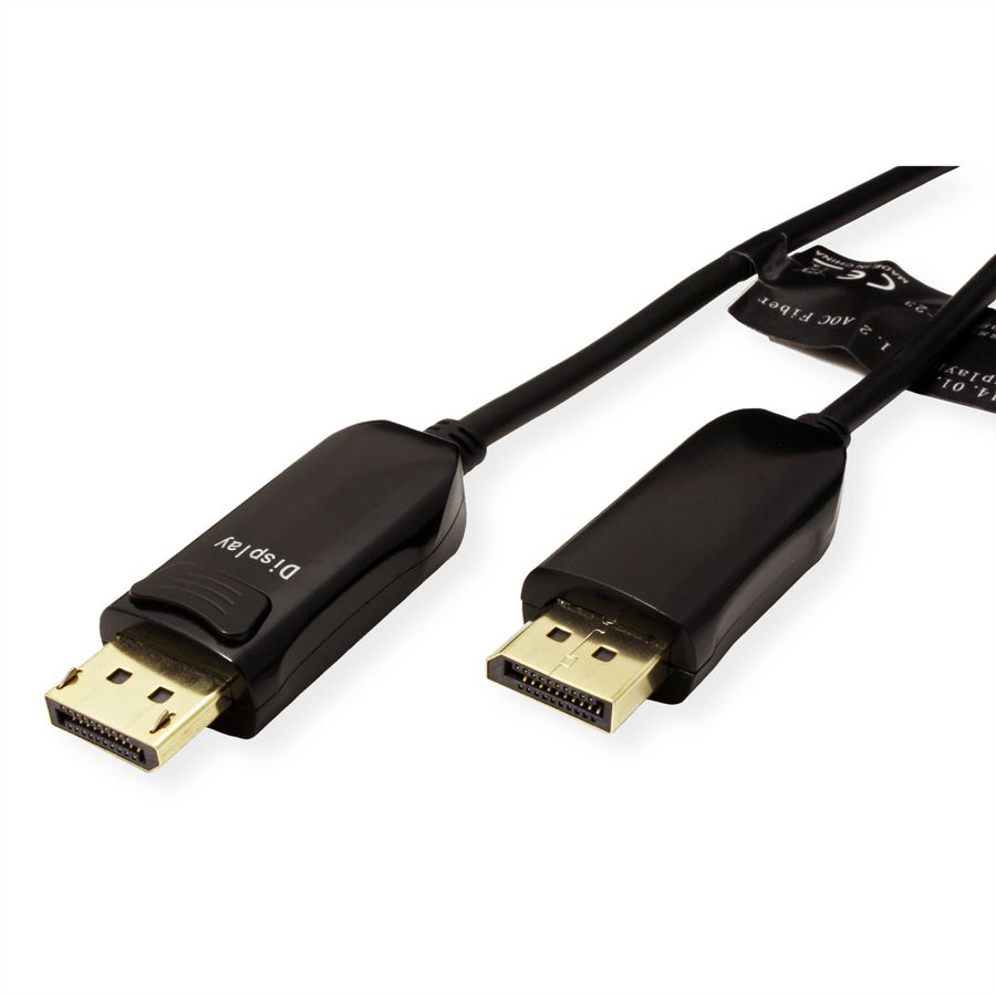 ROLINE DisplayPort v1.4 Kabel (AOC), ST/ST, 15 m