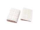 VELCRO® Klettquadrate Selbstklebend, Haken & Flausch 25mm x 25mm x 24 sets Weiß