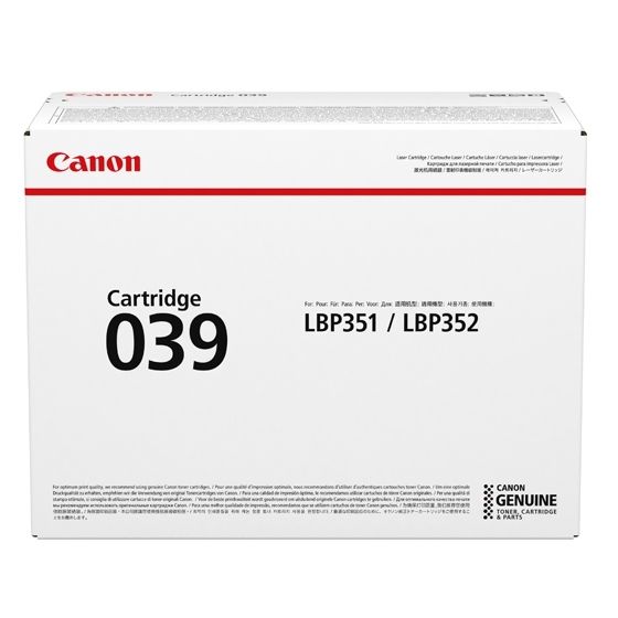 Canon 039 Tonerkartusche 1 Stück(e) Original Schwarz
