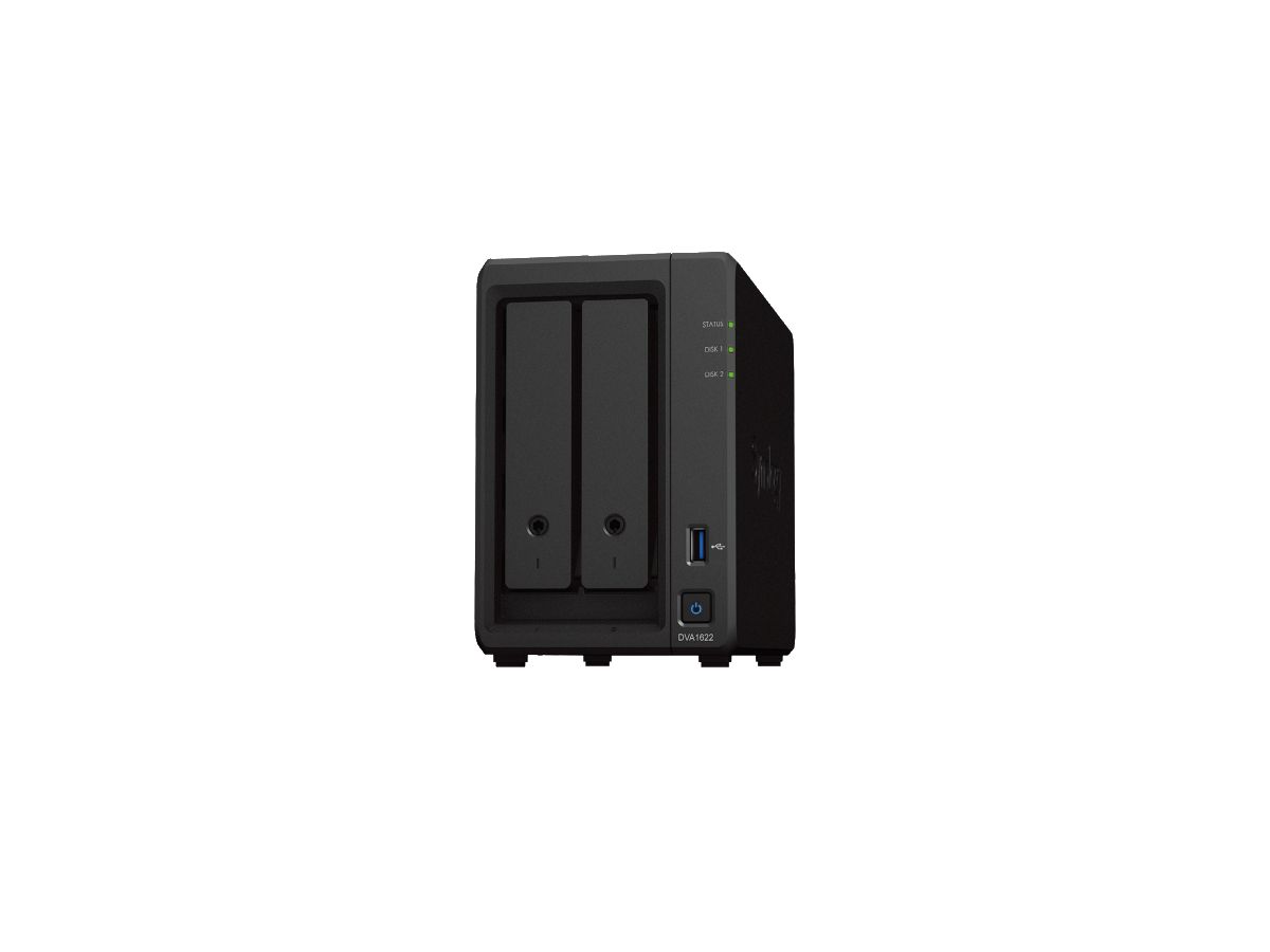 Synology DVA1622 Netzwerk-Überwachungsserver Tower Gigabit Ethernet