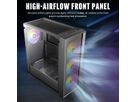 ANTEC AX65 ARGB PC Gehäuse Midi Tower Gaming ATX, schwarz