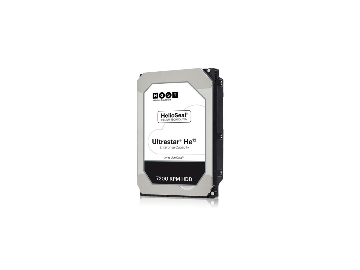 Western Digital Ultrastar He12 Interne Festplatte 12 TB 7200 RPM 256 MB 3.5" Serial ATA III