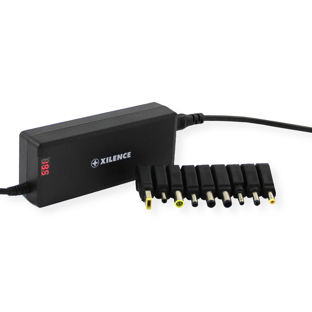 Xilence XM012 Universal Notebook Ladegerät, 11 Adapter, LED Anzeige, 120W