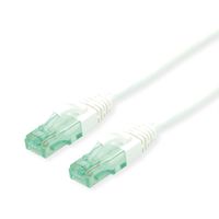 ROLINE RM Patchkabel Cat.6A UTP, weiß, 0,3 m