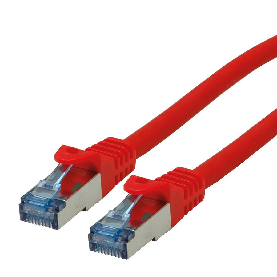 ROLINE Patchkabel Cat.6A S/FTP (PiMF), Component Level, LSOH, rot, 1,5 m