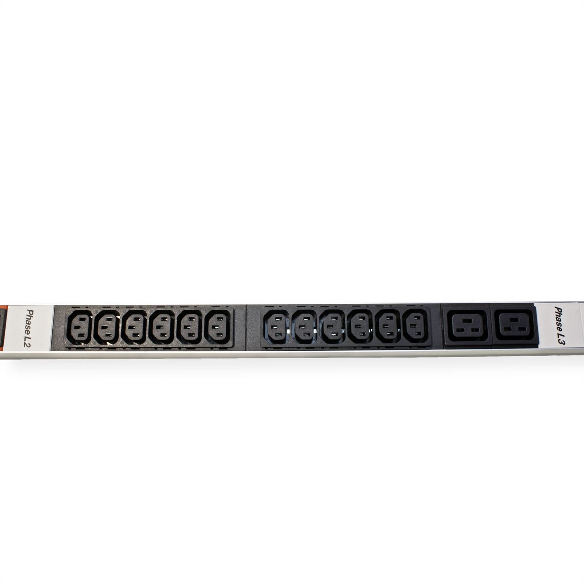 BACHMANN IT PDU ALU 1HE 36x C13 6x C19 CEE 3x16A rot