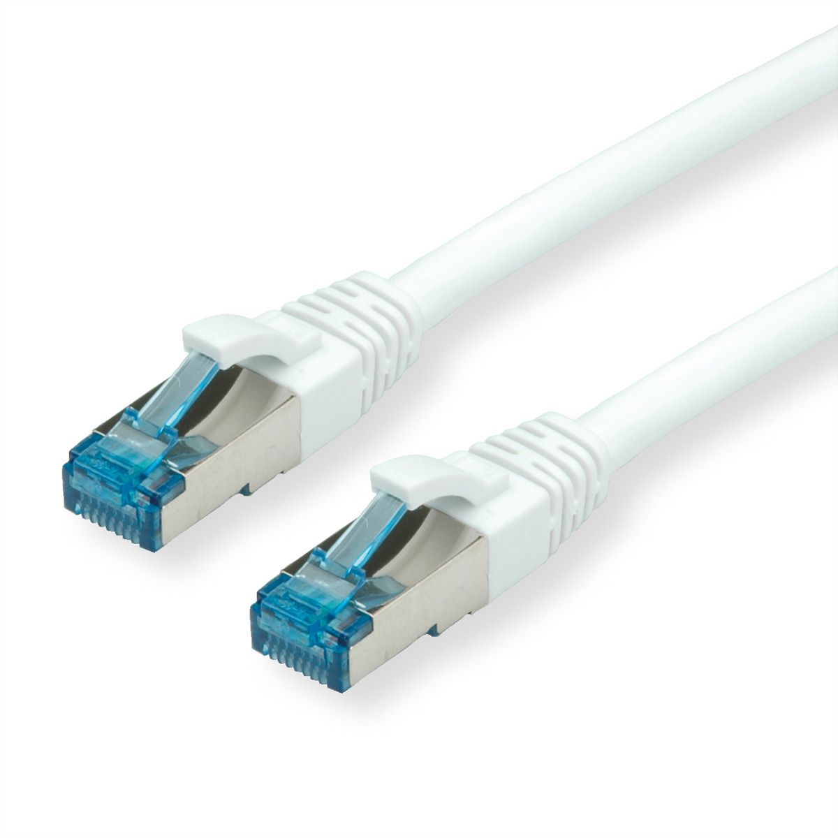 VALUE Patchkabel Cat.6A (Class EA) S/FTP (PiMF), LSOH, weiß, 2 m