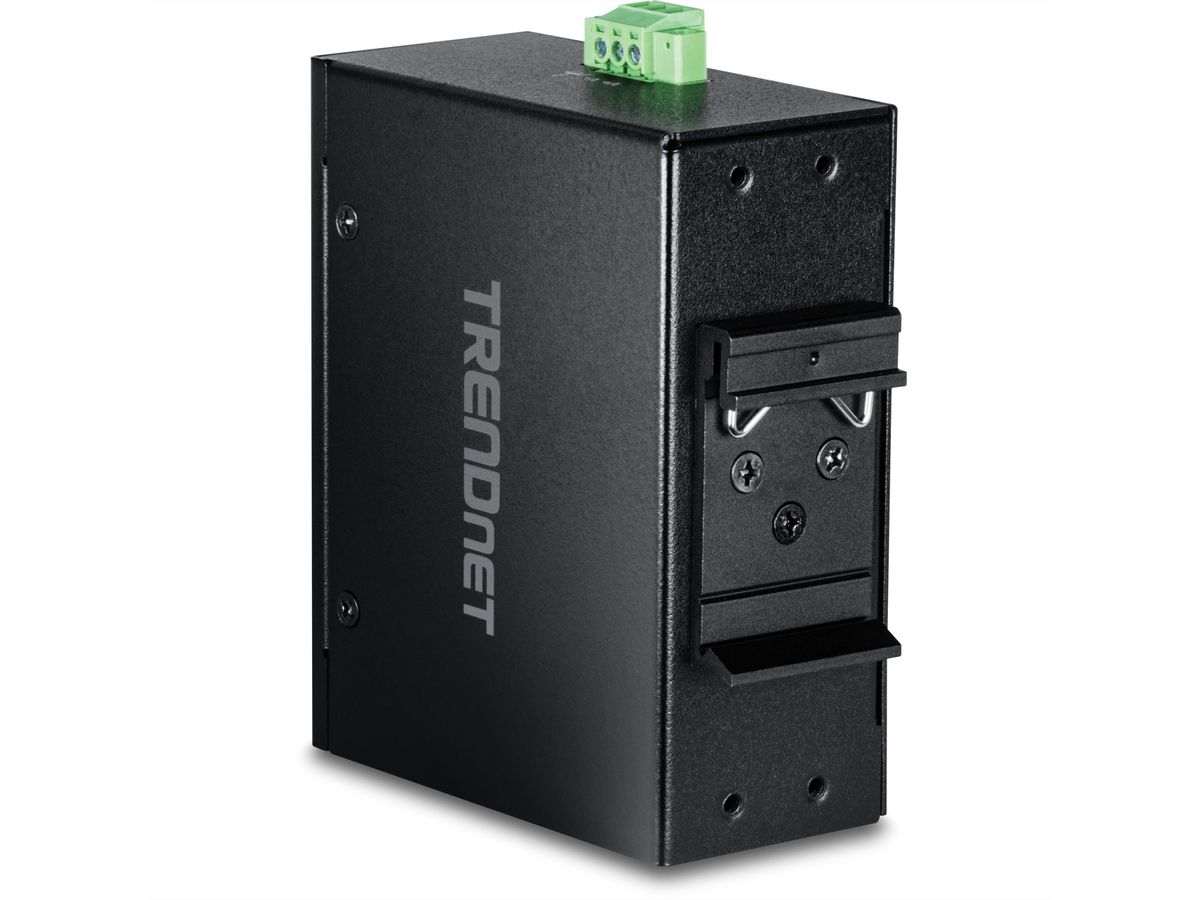 TRENDnet TI-PGLC80 8-Port Gigabit PoE+ Industrial DIN-Rail Mini Switch