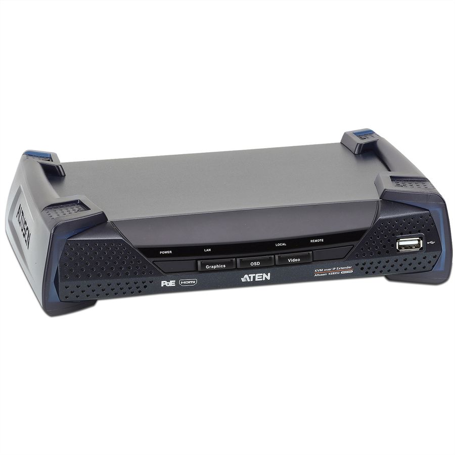 ATEN KE8952R 4K USB HDMI IP KVM Extender mit PoE Empfänger