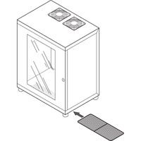 SCHROFF Luftfilter für 10" Wandgehäuse - FILTERHALTER SATZ EPCASE 10"