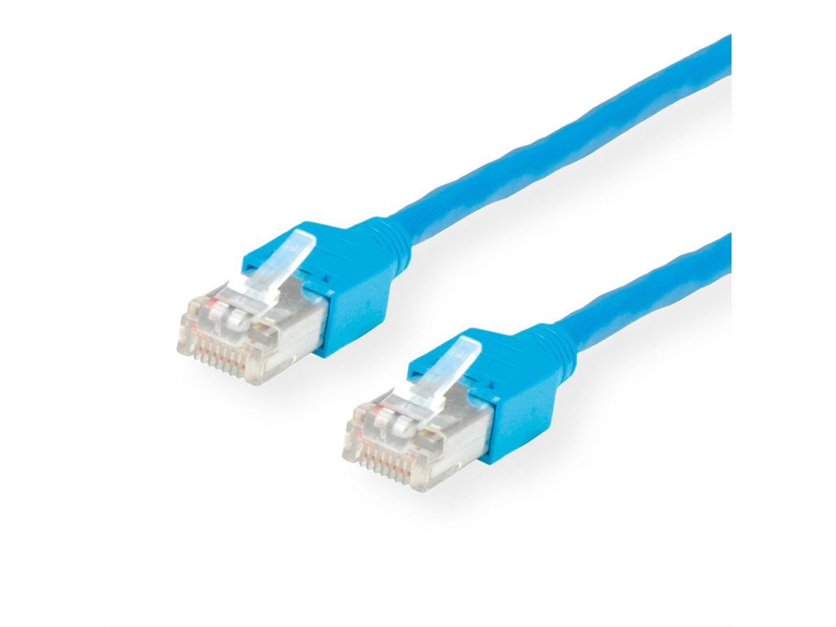 KERPEN Patchkabel Cat.5e (Class D) SF/U, MegaLine D1-20, gekreuzt, blau, 25 m