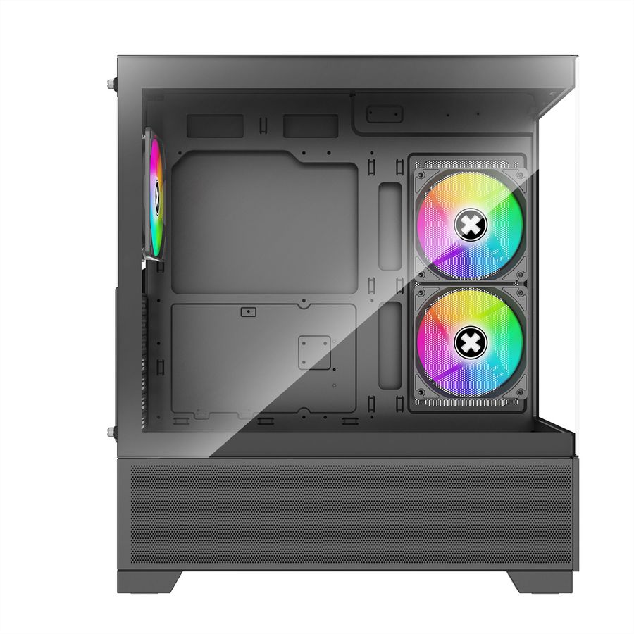 XILENCE Xilent Beam ATX PC-Gehäuse schwarz, X218.ARGB Gaming ATX PC Case
